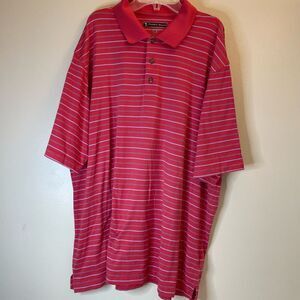 Pebble Beach| Mens 2XLarge | striped| Pima Cotton | Golf polo